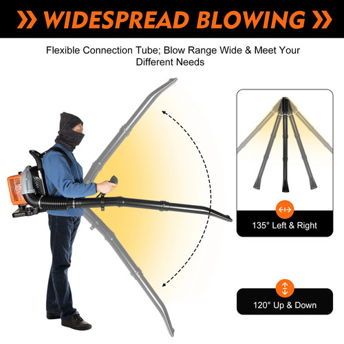 Powerful 7kw gas backpack - powerful,
