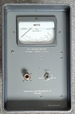 MARCONI TF 1152A/1 R.F. Power Meter 50 Ohm - Working