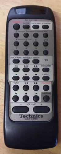 Technics rak ch214wh remote - rak-ch214wh,