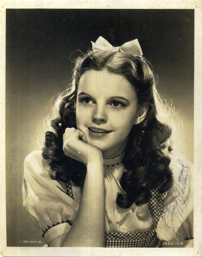 Judy garland signed wizard - judy, of