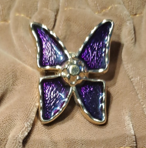 Vintage ysl butterfly pin - vintage,