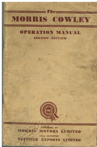 Morris cowley saloon - saloon, original