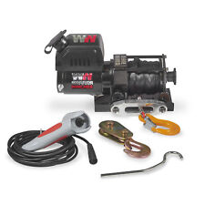 Warrior Ninja Electric Winch 2000lb 12v Synthetic Rope ATV Trailer Boat New Duty
