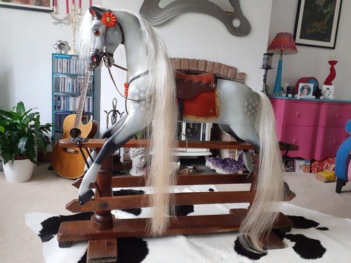 Antique ayres rocking horse - antique,