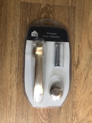 Brass door knocker - door, slimline