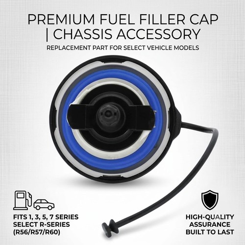 Black fuel filler - cap, oe