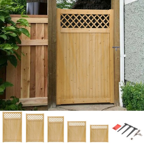 Wooden gate pedestrian - gate, doors