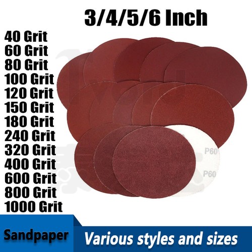 Round sandpaper discs 5 6 - 3,