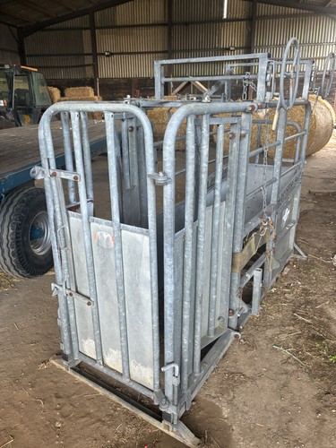 Galvanised cattle crush - galvanised,