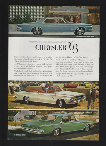 1963 chrysler new - new, yorker