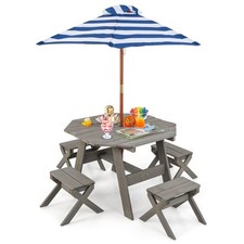 Kids Picnic Table & 4 Chairs