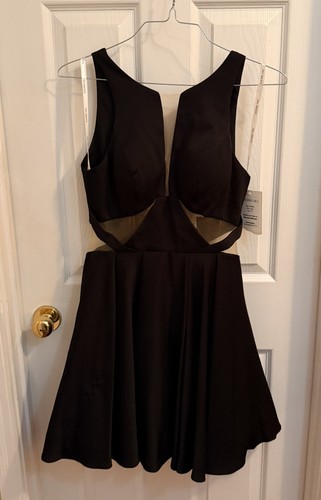 Nwt sherri hill black cutout - nwt,