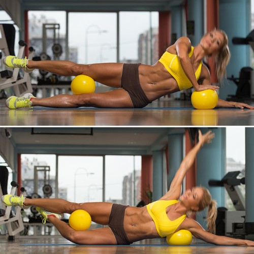25cm yellow pvc - yellow, yoga