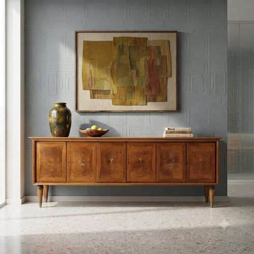 Vintage buffet cabinet walnut - vintage,