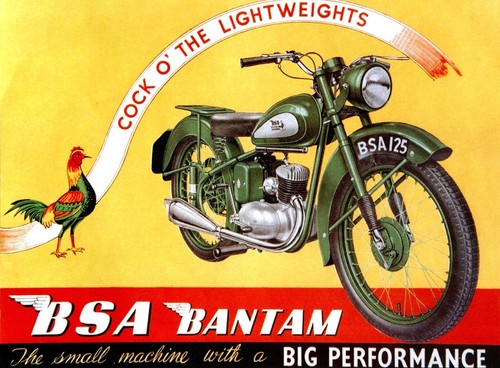 Vintage bsa bantam - vintage,