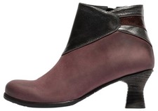 Fly London BRAL162FLY Women’s Ankle Boots Leather Burgundy/Burgundy/Graphite UK6