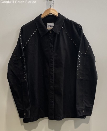 Zara womens black long sleeve - womens,