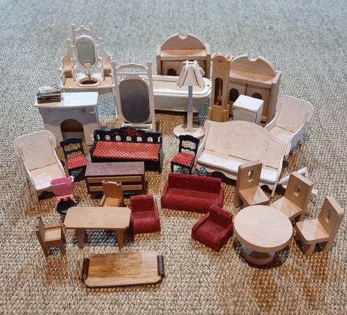 Vintage dolls house furniture - vintage,