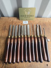 Hamlet Woodturning Tools Set HSS Axminster Woodturning Tools Job Lot Of 12