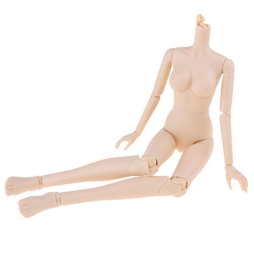 Bjd nude doll large chest - nude,