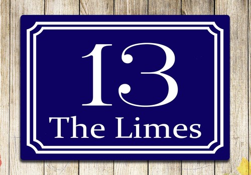 Personalised address sign