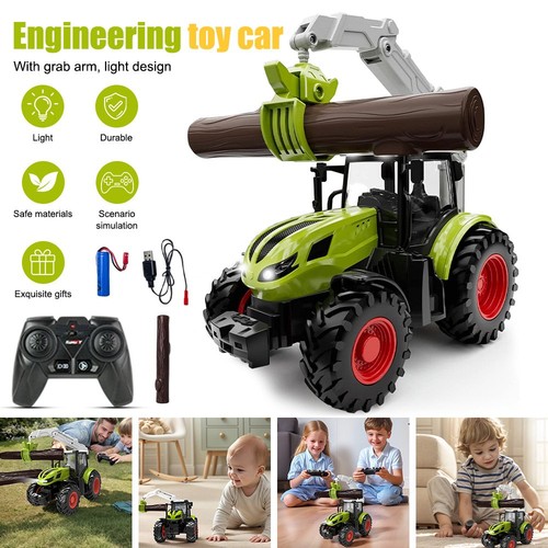 Remote controlled tractor toy - tractor,