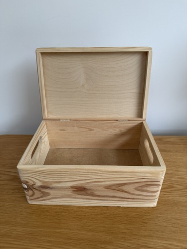 Wooden storage box - box, with
