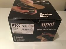 UPOL HOOK AND LOOP Abrasive Sanding Discs P800 6" 150mm 7 HOLE 100 Discs In Box 