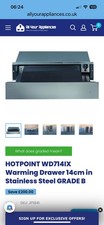 HOTPOINT WD714IX Warming Drawer 14cm in Stainless Steel CHEAPEST 