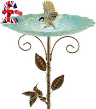 30In Metal Bird Bath for