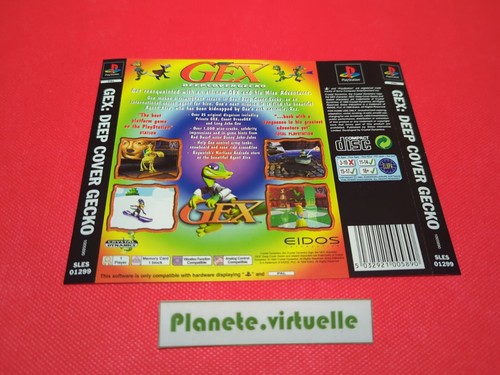 Back cover gex - cover, ps1