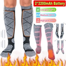 Winter Electric Heated Socks Rechargeable Battery Warm Socks Foot Warmer Outdoor