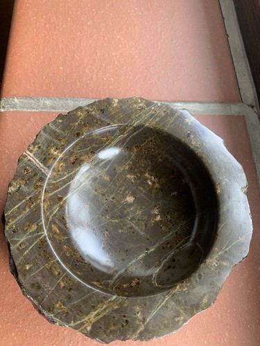 Vintage hand carved onyx bowl - vintage,