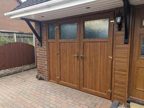 Upvc golden oak white - upvc,