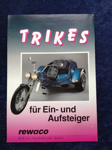 Rewaco trikes brochure 1992 - rewaco,