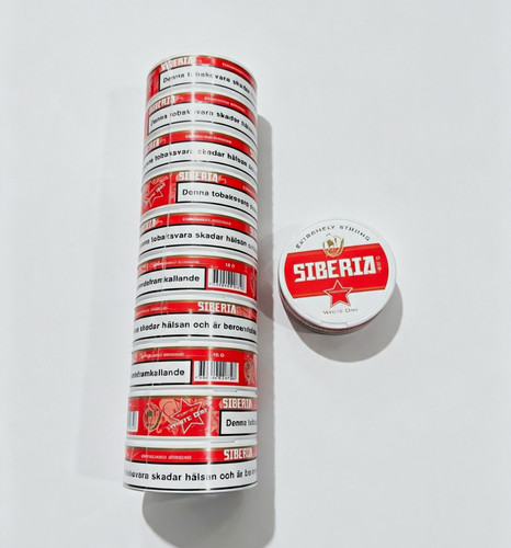 Siberia metal snuff box - metal,