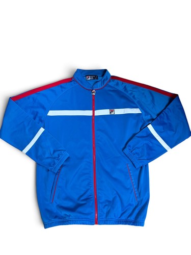 Vintage retro blue fila stripe - vintage/retro,