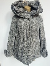 Mohair Wool Black White