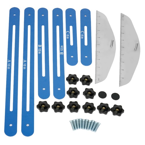 Set stair tread template - a,