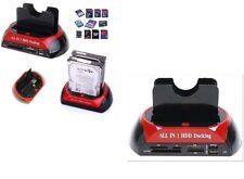 DOCKING STATION PER HARD DISK ALL IN 1 SATA IDE 3,5" 2,5 LETTORE HDD BOX CASE