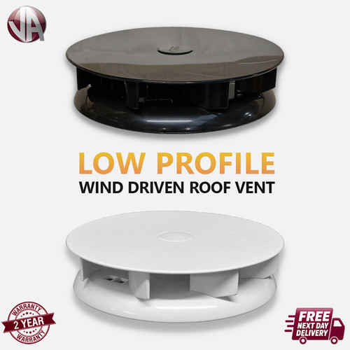 Wind driven van roof vent - driven,