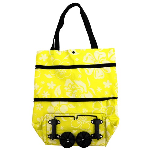 Shopping bag wheels - on, grocery