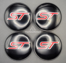 SET OF 4 ST RED & BLACK 60mm