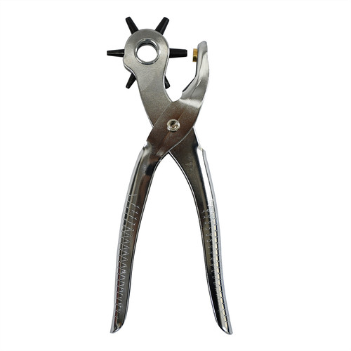 Revolving leather punch rivet - leather,