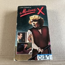 Madame X, VHS 1966, 1985, Lana Turner, 80154, Mca Home Video, Horror 100