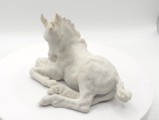 Vintage 1980 Kaiser West Germany Ceramic Foal Figure White Matt Finish "525"