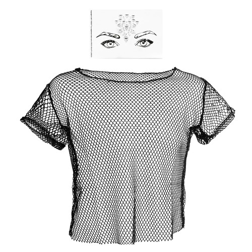 Mens fishnet mesh - mesh, top