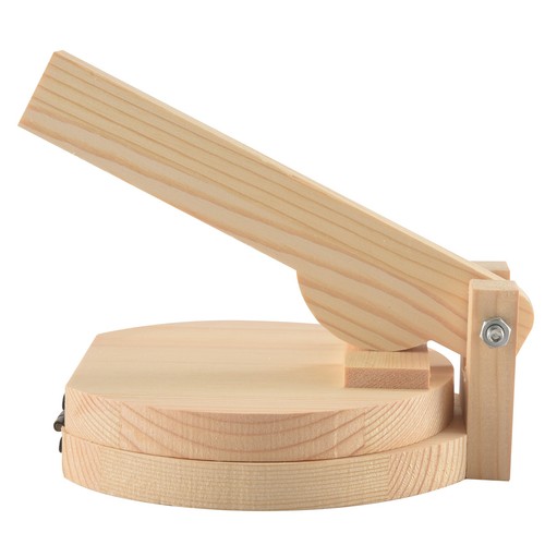 Wood tortilla press - press, dumpling