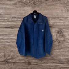 Adidas Jacket Lightweight Coat Navy Large 40” Vintage 90’s 1999