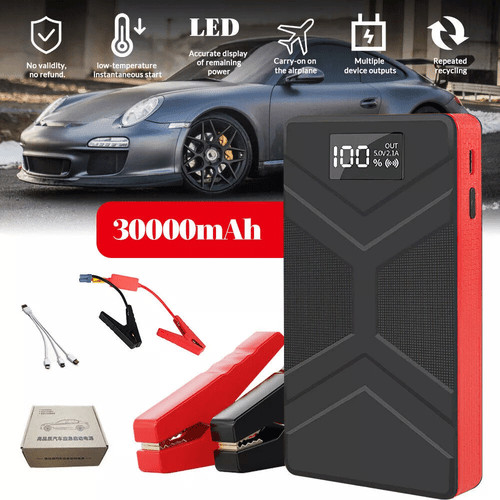 Portable 12v car jump starter - 12v,